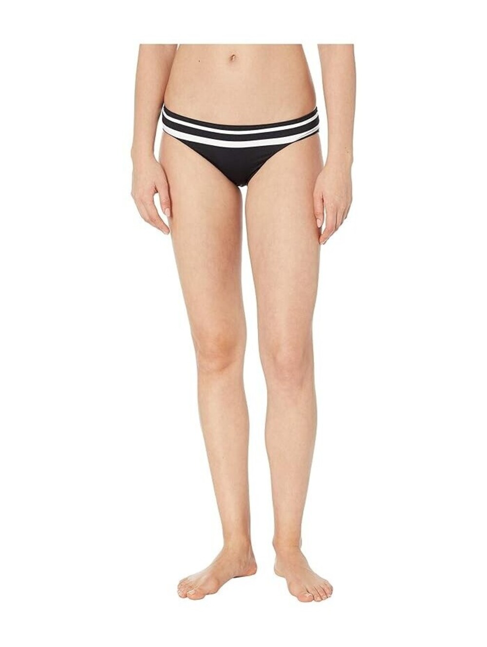 LAUREN Ralph Lauren Gradient Stripe Hipster Bottoms (Black/White) Women's 14